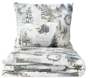 Lenjerie de pat din bumbac WINTER WHISPER colorata Dimensiune lenjerie de pat: 70 x 90 cm | 140 x 200 cm