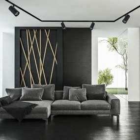 Spot LED pentru sistem de șină MAGNETIC TRACK LED/10W/48V 3000K negru