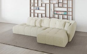 Colțar lemn masiv Malina, 264 × 81 × 210 cm - Stânga