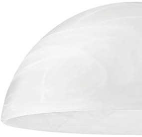 Abajur de rezervă din sticlă E27 130x300 mm alb