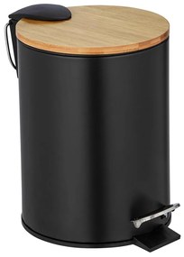 WENKO 24696100 - Coș TORTONA 17x21 cm negru/maro