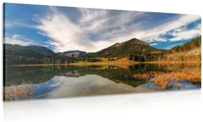 Tablou lacul sub dealuri