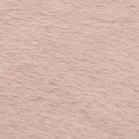 Covor, roz invechit, 140 x 200 cm, blana ecologica de iepure roz invechit, 140 x 200 cm