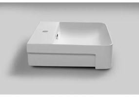 Isvea - Lavoar semi-încastrat SOTT AQUA 59x49 cm ceramică/alb