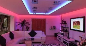 Banda LED color 3528 - 5 metri - set complet