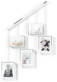 Rame argintii de suspendat 5 buc. din metal 66x69 cm Exhibit – Umbra