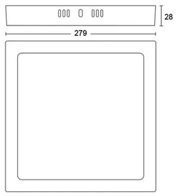 Plafonieră LED MAGNEOS LED/20W/230V 2700K albă Philips