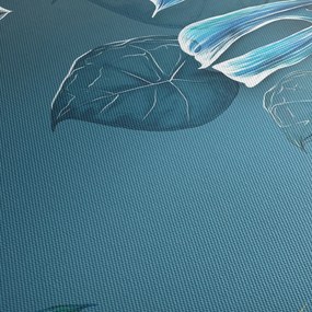 Tablou - Frunzele plantelor tropicale (90x60 cm)