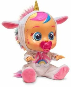 Papusa Dreamy, IMC Toys Wow Cry Babies fantasy model unicorn, 31 cm