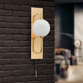 Aplica de perete design modern PIPES, 24K gold plated