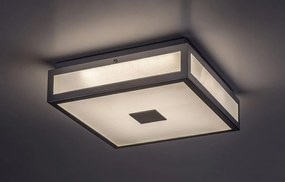 Plafoniera LED baie IP44 Zoya crom alb 40x40cm