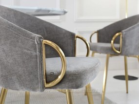Scaun Carma K (gri + auriu). 1111003
