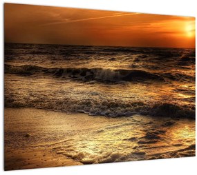 Tablou - Valuri la mal (70x50 cm)