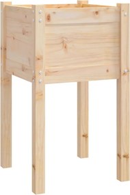 vidaXL Jardinieră de grădină, 50x50x70 cm, lemn masiv de pin