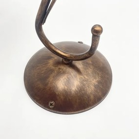 Aplica de perete COBRA, 1 x E27, 60 W, 230 V, bronz/patină