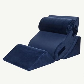 Perna ortopedica set 4 piese memory foam recuperare gravitate zero, ajustabila
