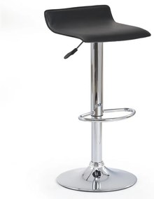 Scaun de bar Spring, negru/argintiu