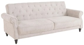 Canapea extensibila, Tesatura Boucle Greige, Maison Belle Affaire 220cm A-44236 VC