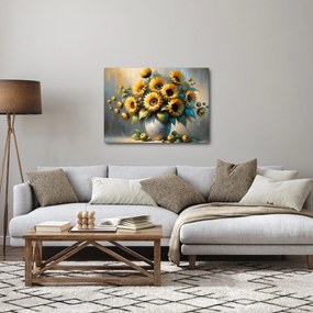 Tablou – Vază cu floarea-soarelui (70x50 cm)