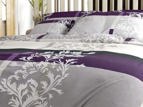 Lenjerie de pat din bumbac DELUXE violet Dimensiune lenjerie de pat: 2 buc 70 x 90 cm | 200 x 220 cm