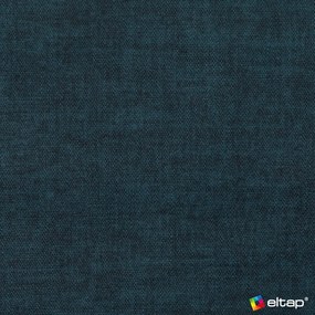 Colțar albastru extensibil/cu spațiu de depozitare cu tapițerie din catifea (cu colț pe partea stângă/în formă de ”L”) Barea – ELTAP