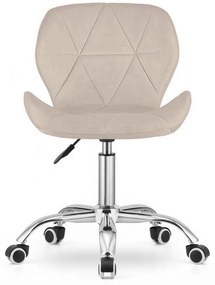 Scaun de birou AVOLA VELVET bej