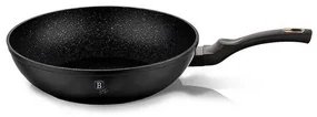 Tigaie Wok cu suprafața marmură Berlinger Haus Black Rose Collection, 30 cm