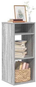 vidaXL Bibliotecă, gri sonoma, 34x31x80 cm, lemn prelucrat