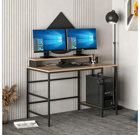 Masă PC Grana L (Auriu + Negru). 1088567