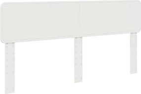 vidaXL Tăblie cap Alb 200 cm Lemn compozit