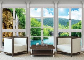 Fototapet - Privire spre geamul cascadelor (152,5x104 cm)