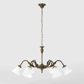 Candelabru din alama cu detalii gravate Dalida