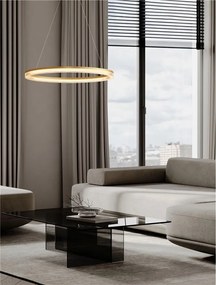 Lustra suspendata LED CCT design circular Luana 80cm NVL-9130639