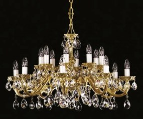 Candelabru cristal Bohemia 16 brate, diam.81cm VIKTORIE XVI. CE