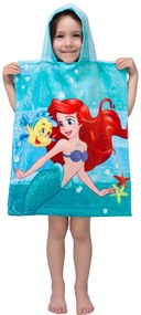 Prințesele Disney Poncho prosop Ariel 50x115 cm
