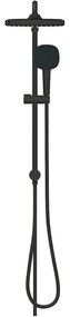 Coloana dus fara baterie Grohe Tempesta System 250 Cube, negru mat