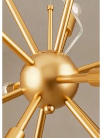 Redo 01-2935 - Lustru STELLAR suspendat pe cablu, 18xE14/25W/230V, auriu