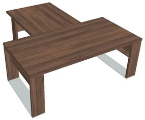 Masă Verno+ 200 x 220 cm, cu extensie, nuc