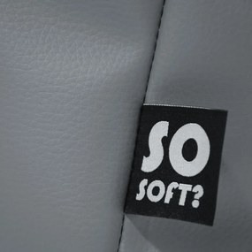 Fotoliu bean bag bej cu tapițerie din imitație de piele Chill XXL – So Soft?