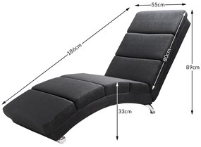 Deuba Fotoliu London cu functie de masaj si incalzire - antracit