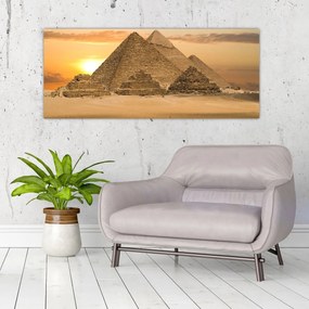 Tablou - Piramidele (120x50 cm)