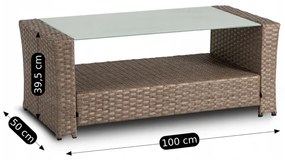 JAKS Mobilier ratan bej Florida