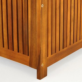 Casaria Ladă de lemn ACACIA, 117x50x59cm, maro natural