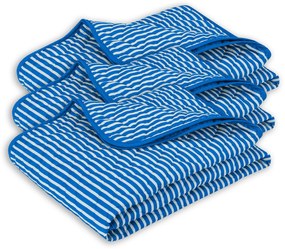 3xPătură 2în1 Essentials Dormeo Albastru/Alb 140x200