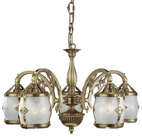 Candelabru clasic cu 5 brate design italian realizat manual 4020