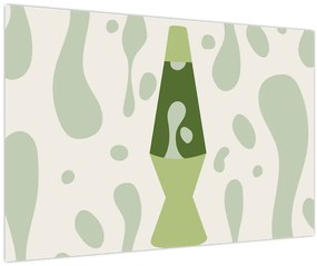 Tablou - Hippies, lampa de lavă (90x60 cm)