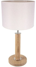 Spot-Light - Lampă de masă BENITA, 1xE27/60W/230V, finisaj stejar (7017400511528)