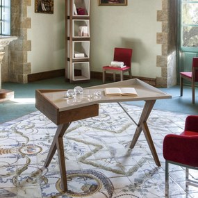 Birou elegant design modern Lory AC-W1010OT-NOGAL