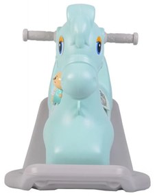 Calut balansoar pentru copii NOVOKIDS ™ Napoleon Horsee , Cu jucarie muzicala detasabila, Platforma de balansare, Dimensiuni 80x50x40 cm, max 50 kg,