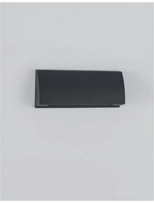 Mini Aplica LED ambientala pentru iluminat exterior IP54 LIV neagra